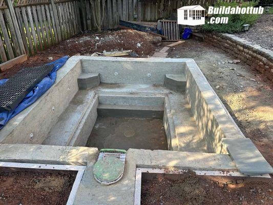 DIY Concrete Plunge Pool - by Ben, PA, USA - Build a DIY Hot Tub