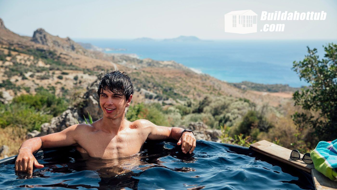 Above ground hot tubs